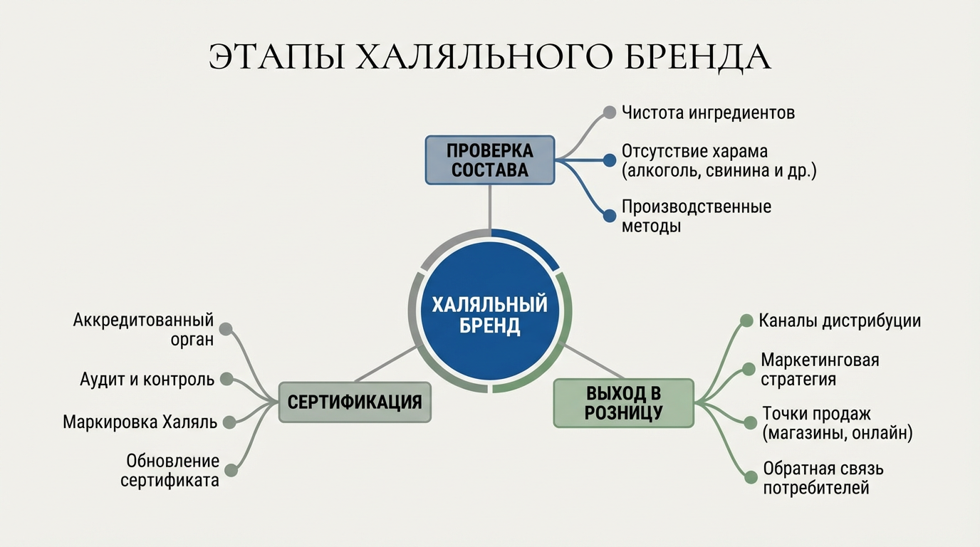 Этапы халяльного бренда